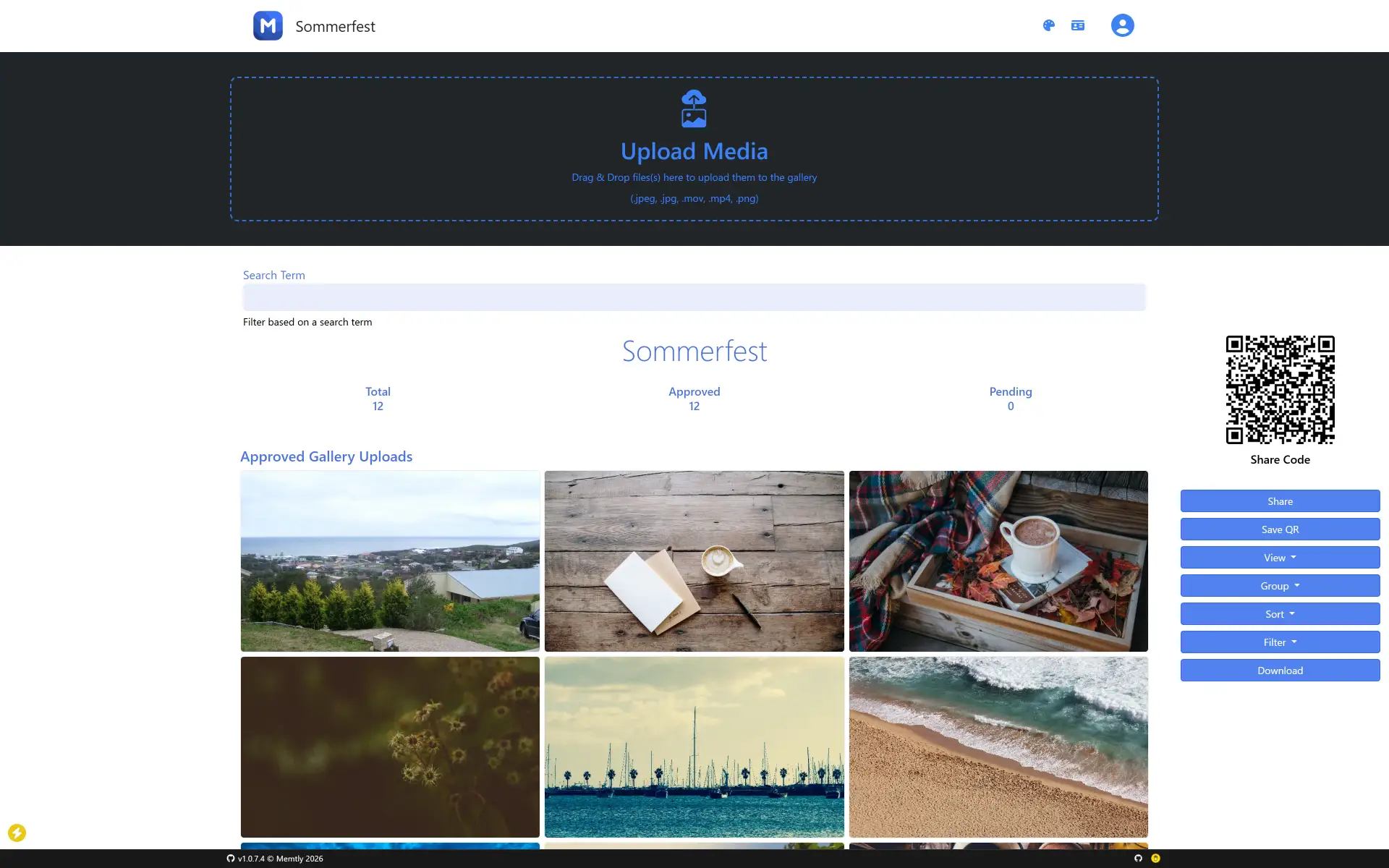 Memtly, screenshot 1